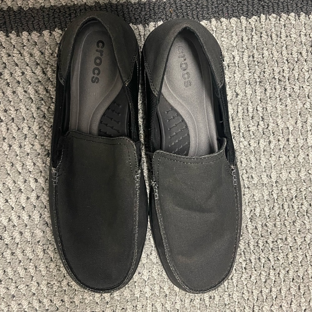 Black Croc men’s shoes
